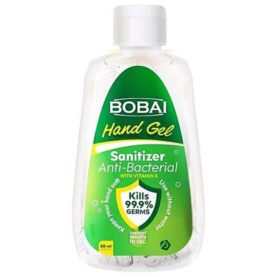 Bobai Hand gel Sanitizer 70% Alcohol Anti-Bacterial With Vitamin E 80 mL